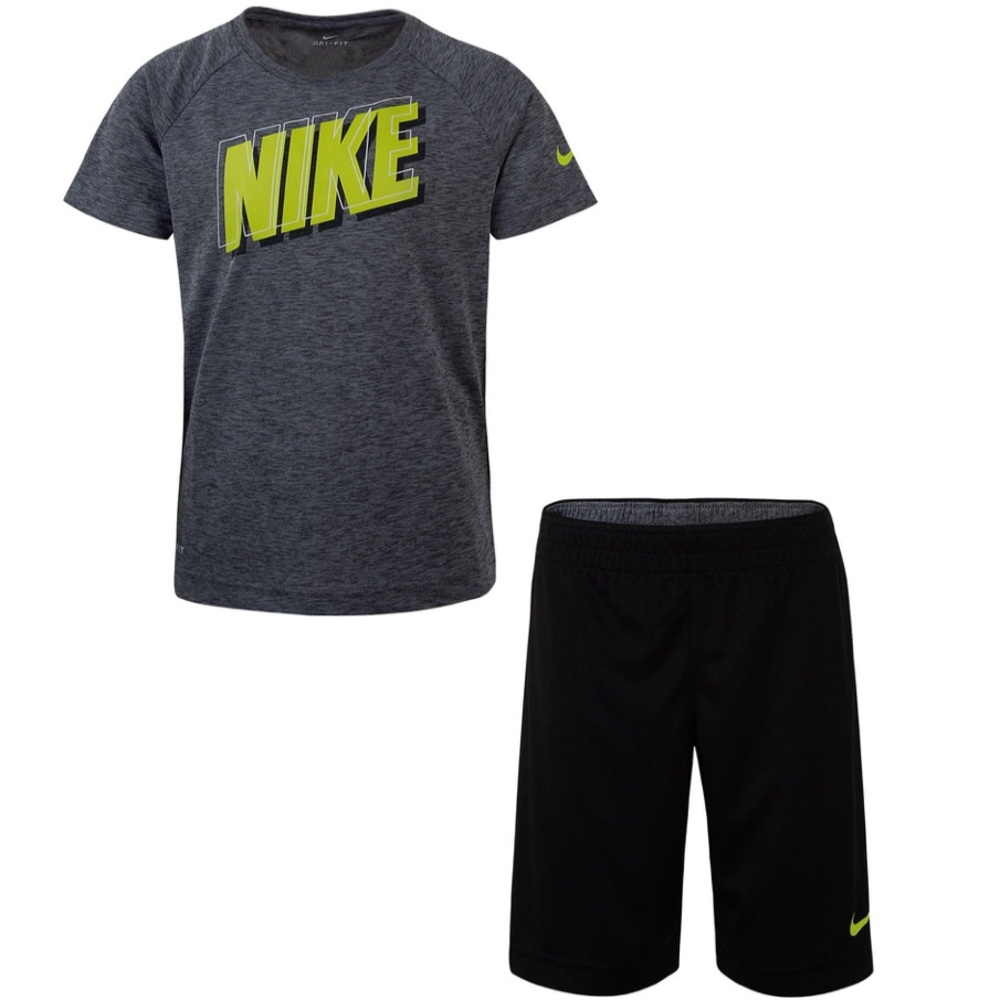 NEW! Nike Little Boys' Dri-FIT 2 pc Shorts Set